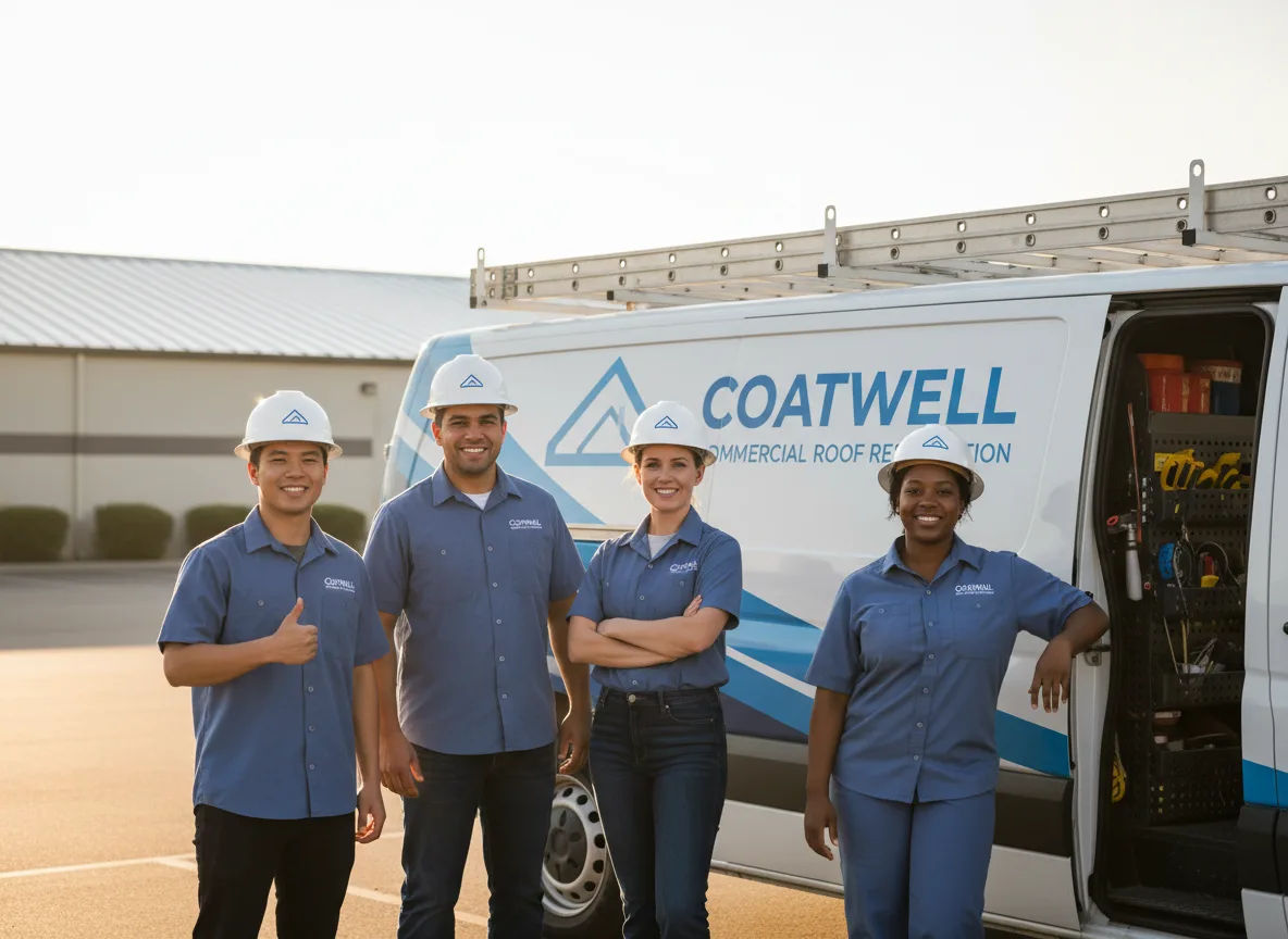 Commercial roof coating company in Home, KS